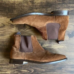 Allen Edmonds Taunton Chelsea Boot Brown Suede Men’s 10